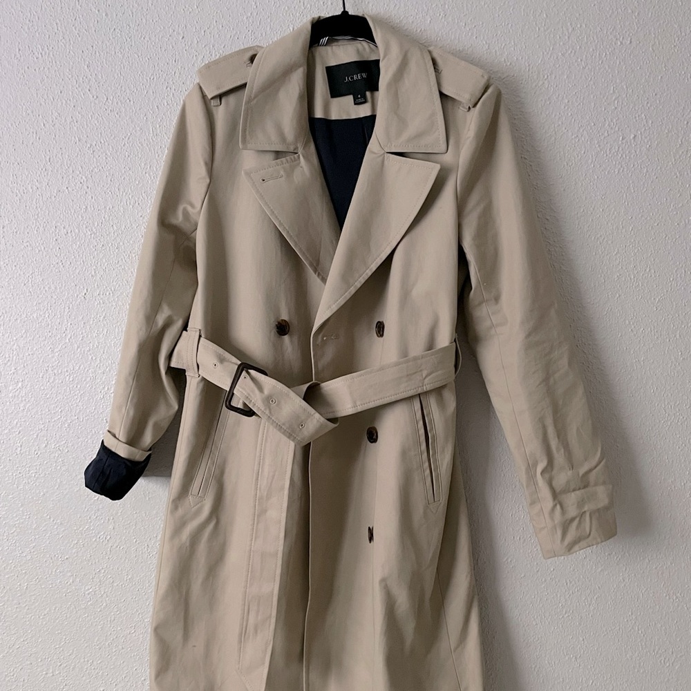 NWOT JCrew Trenchcoat Sz 4